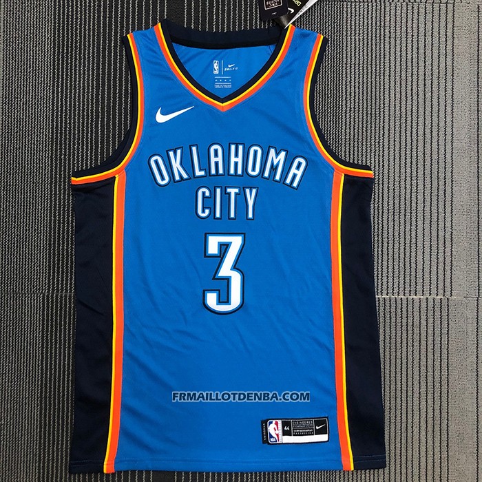 Maillot Oklahoma City Thunder Chris Paul NO 3 Icon Bleu